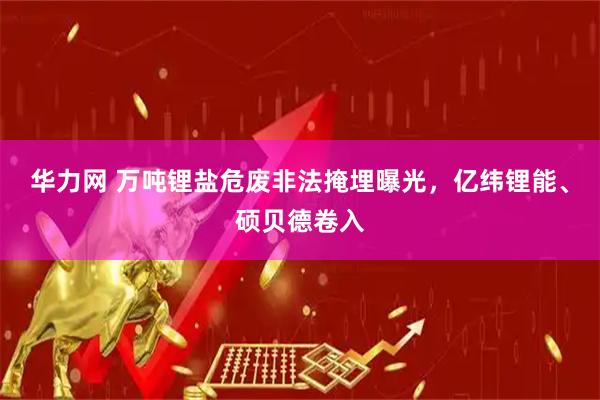 华力网 万吨锂盐危废非法掩埋曝光，亿纬锂能、硕贝德卷入