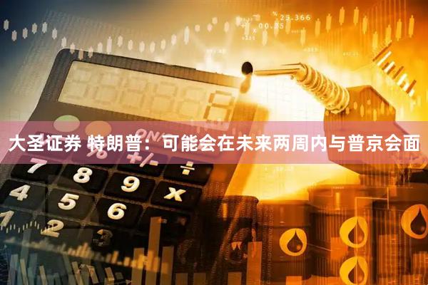 大圣证券 特朗普:可能会在未来两周内与普京会面